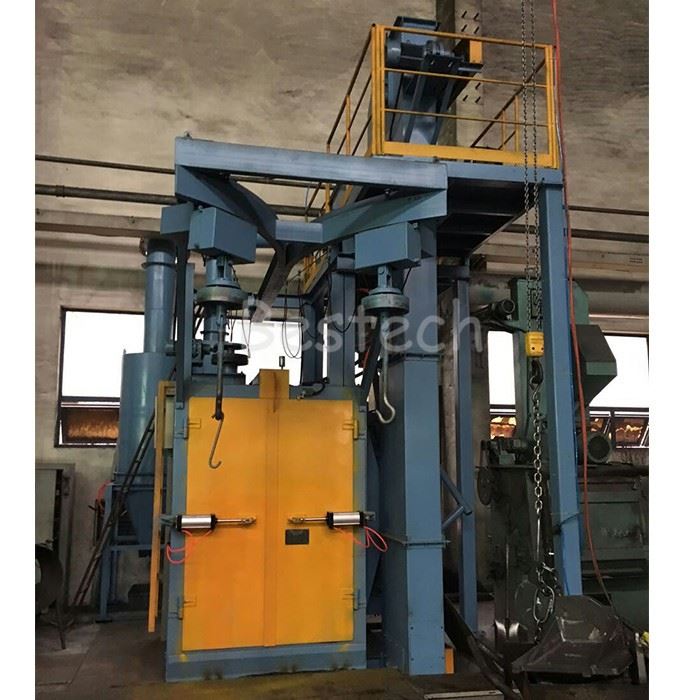 Double hook shot blasting machine4