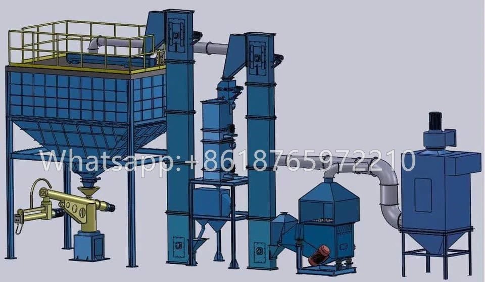 resin sand molding reclamation line resin sand molding reclamation line